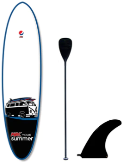 Subboard met logo